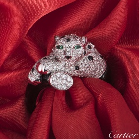 Cartier White Gold Panthere de Cartier Ring H4275500